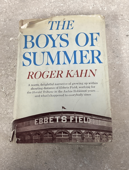 book cover:  The Boys of Summer by Roger Kahn